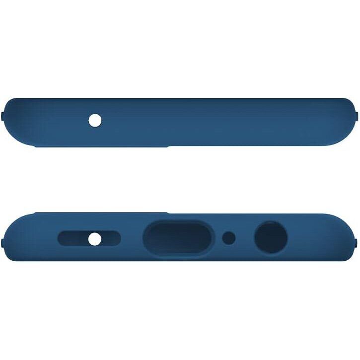 Оригинальный чехол Silicone Case для OPPO Find X5 Lite - Blue: фото 4 из 5