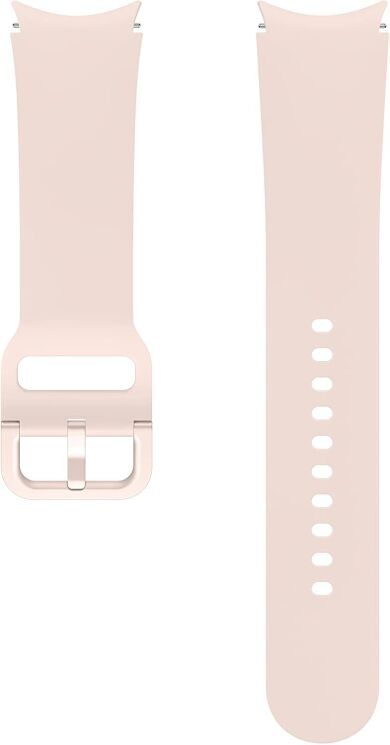 Оригинальный ремешок Sport Band (Size M/L) для Samsung Galaxy Watch 4 / 4 Classic / 5 / 5 Pro / 6 / 6 Classic / 7 / FE (ET-SFR91LZEGRU) - Pink Gold: фото 1 из 3
