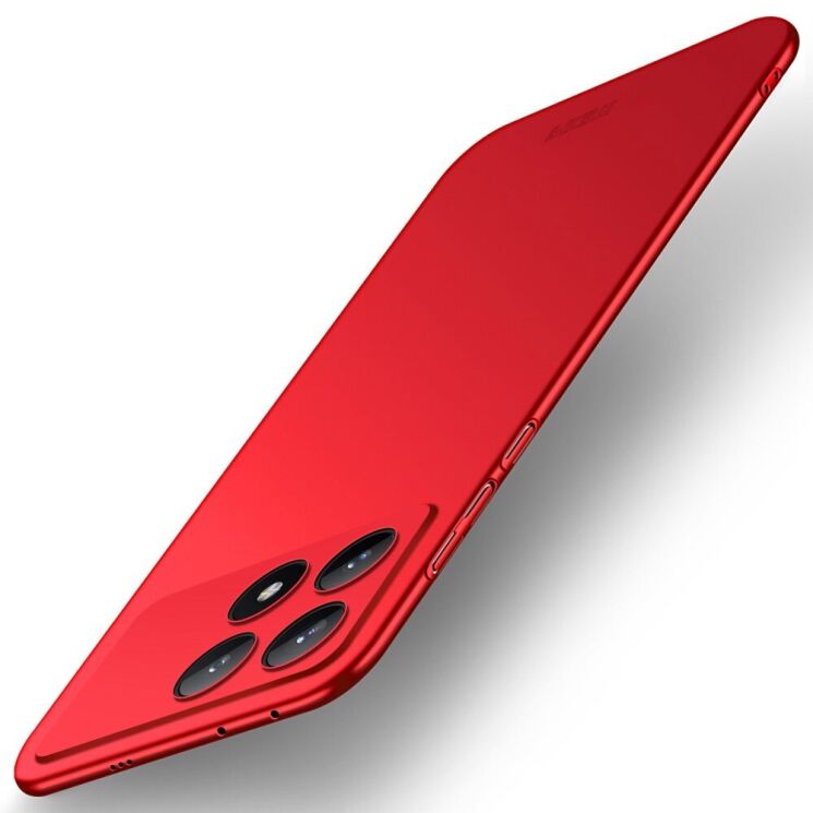 Пластиковый чехол MOFI Slim Shield для Xiaomi Poco X6 Pro - Red: фото 1 из 9