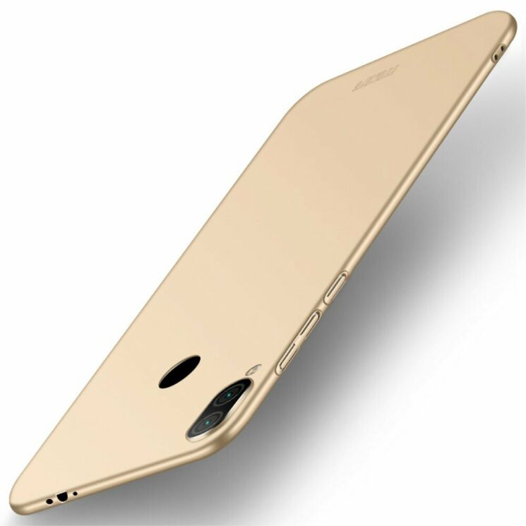 Пластиковый чехол MOFI Slim Shield для Xiaomi Redmi 7 - Gold: фото 1 из 11