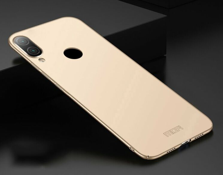 Пластиковый чехол MOFI Slim Shield для Xiaomi Redmi 7 - Gold: фото 2 из 11