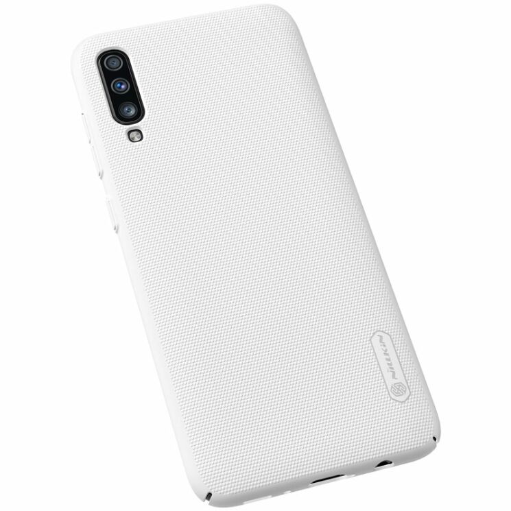 Пластиковый чехол NILLKIN Frosted Shield для Samsung Galaxy A70 (A705) - White: фото 2 из 16