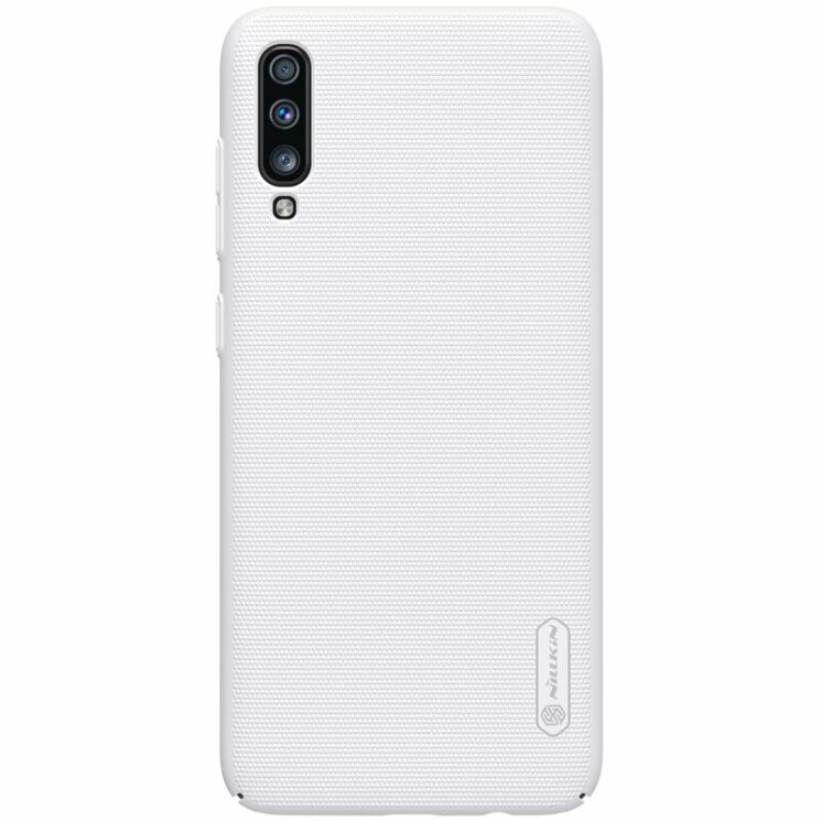 Пластиковый чехол NILLKIN Frosted Shield для Samsung Galaxy A70 (A705) - White: фото 1 из 16