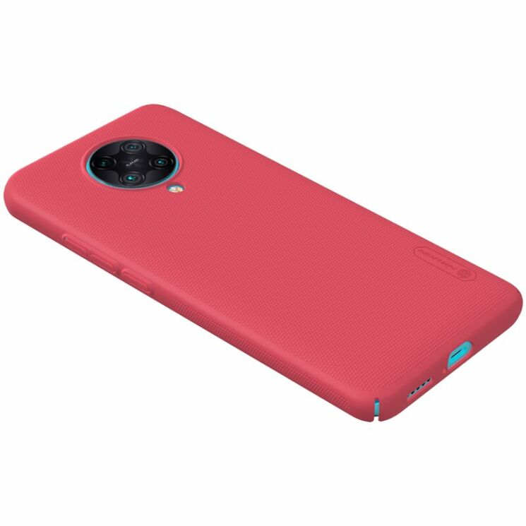 Пластиковый чехол NILLKIN Frosted Shield для Xiaomi Poco F2 Pro / Redmi K30 Pro - Red: фото 6 из 19