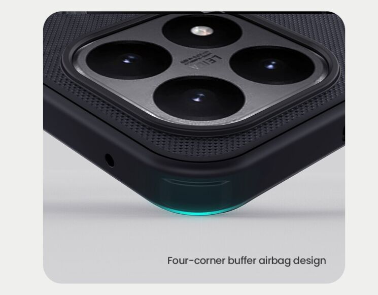 Защитный (PC+TPU) чехол NILLKIN Frosted Shield Pro для Xiaomi 15T - Black: фото 11 из 19
