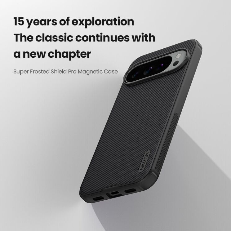 Пластиковий чохол NILLKIN Frosted Shield Pro Magnetic для Google Pixel 10 Pro XL - Green: фото 6 з 19