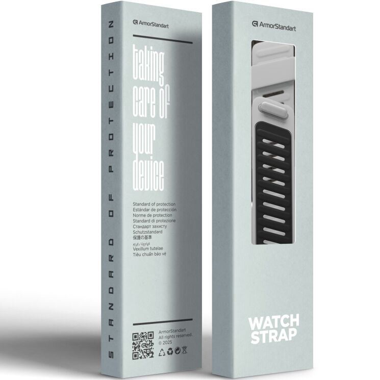 Ремінець ArmorStandart Silicone Tech для WHOOP MG / 5.0 - Grey: фото 5 з 5