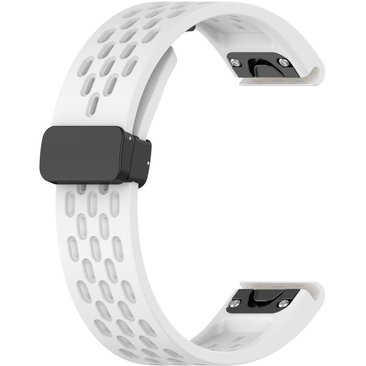 Ремінець Deexe Astra Strap для годинників Garmin з шириною кріплення QuickFit 20mm - White (270817W) Ремінець Deexe Astra Strap для годинників Garmin з шириною кріплення QuickFit 20mm - White: фото 2 з 9
