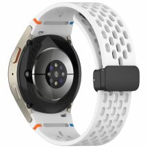 Ремінець Deexe Astra Strap для Samsung Galaxy Watch 4 / 4 Classic / 5 / 5 Pro / 6 / 6 Classic / 7 / FE - White: фото 1 з 7