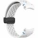 Ремешок Deexe Astra Strap для Samsung Galaxy Watch 4 / 4 Classic / 5 / 5 Pro / 6 / 6 Classic / 7 / FE - White (358122W). Фото 3 из 7
