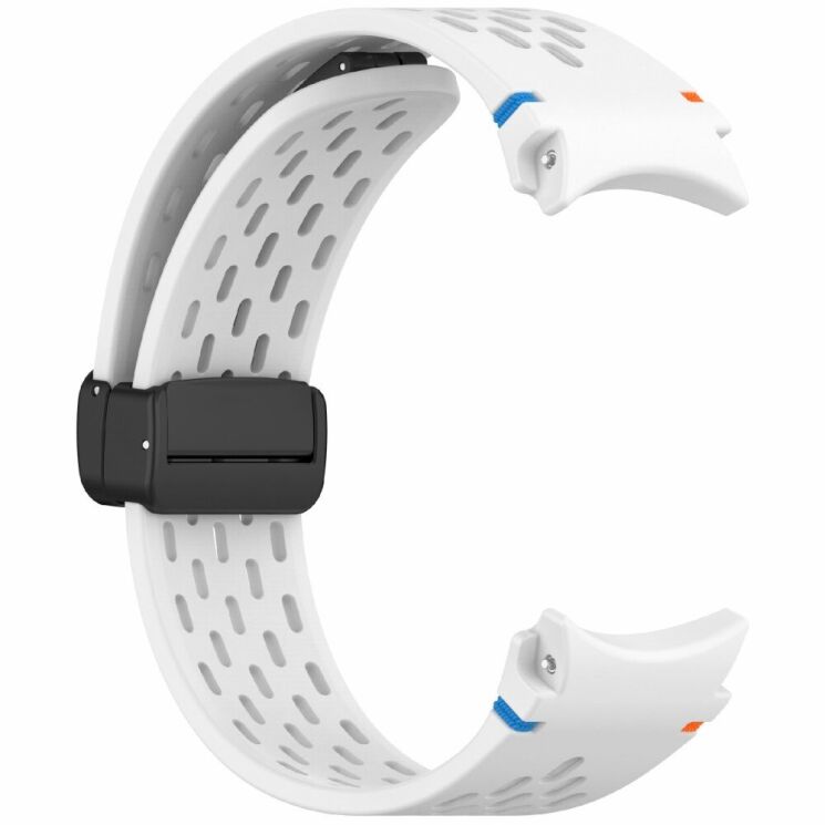 Ремешок Deexe Astra Strap для Samsung Galaxy Watch 4 / 4 Classic / 5 / 5 Pro / 6 / 6 Classic / 7 / FE - White: фото 3 из 7