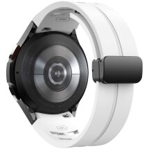 Ремінець Deexe Aurora Strap для Samsung Galaxy Watch 4 / 4 Classic / 5 / 5 Pro / 6 / 6 Classic / 7 / FE - White: фото 1 з 8