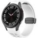 Ремешок Deexe Aurora Strap для Samsung Galaxy Watch 4 / 4 Classic / 5 / 5 Pro / 6 / 6 Classic / 7 / FE - White (358120W). Фото 2 из 8