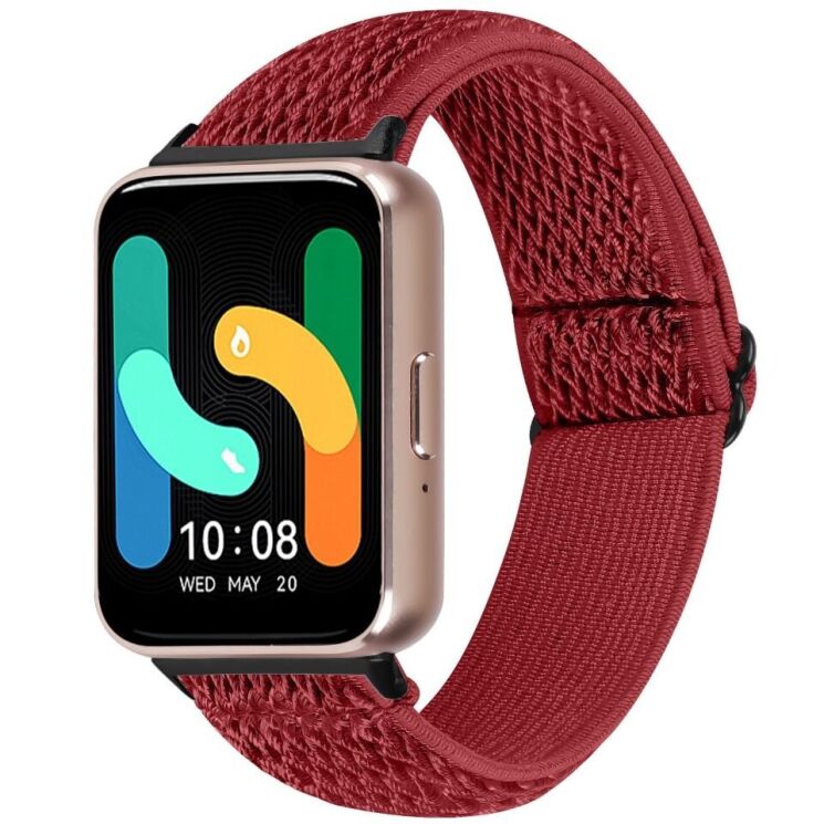 Ремінець Deexe Braided Strap для Samsung Galaxy Fit 3 - Red: фото 2 з 6