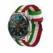 Ремешок Deexe Canvas Style для Huawei Watch GT / Watch GT2 46mm / Watch GT 2e - Red / White / Green (216908B). Фото 2 из 5