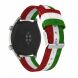 Ремешок Deexe Canvas Style для Huawei Watch GT / Watch GT2 46mm / Watch GT 2e - Red / White / Green (216908B). Фото 1 из 5