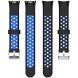 Ремешок Deexe Dot Color для Xiaomi Mi Smart Band 8 / 9 - Black / Blue (359412BL). Фото 5 из 9