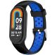 Ремешок Deexe Dot Color для Xiaomi Mi Smart Band 8 / 9 - Black / Blue (359412BL). Фото 2 из 9