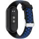 Ремешок Deexe Dot Color для Xiaomi Mi Smart Band 8 / 9 - Black / Blue (359412BL). Фото 1 из 9