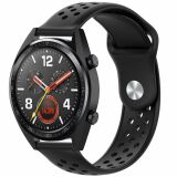Ремінець Deexe Dot Style для годинників з шириною кріплення 20мм - Black (895409B)