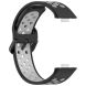 Ремінець Deexe Dual Color для Huawei Watch Fit 3 - Black / Grey (357105BH). Фото 3 з 7