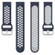 Ремешок Deexe Dual Color для Samsung Galaxy Watch 3 (45mm) - Dark Blue / Grey (235311N). Фото 3 из 5