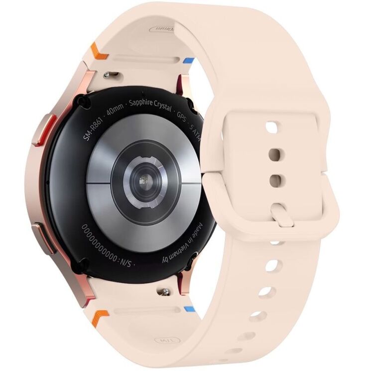 Ремешок Deexe Elino Strap для Samsung Galaxy Watch 4 / 5 / 6 / 7 / FE (40mm) - Pink: фото 1 из 6