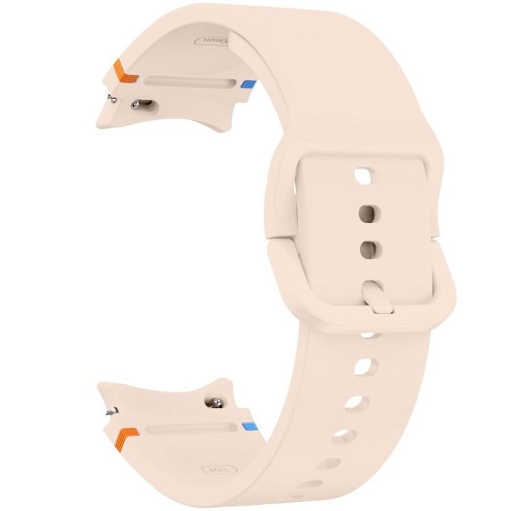 Ремешок Deexe Elino Strap для Samsung Galaxy Watch 4 / 5 / 6 / 7 / FE (40mm) - Pink: фото 3 из 6