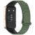 Ремешок Deexe Flexible Fit для Huawei Band 8 / 9 / 10 - Black / Green: фото 1 из 6
