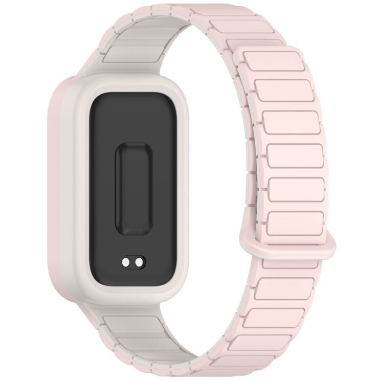 Ремешок Deexe Flexible Fit для Xiaomi Mi Smart Band 9 Active / Redmi Band 3 - Pink: фото 1 из 6