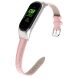 Ремешок Deexe Leather Strap для Xiaomi Mi Smart Band 8 / 9 - Pink (326017P). Фото 3 из 5