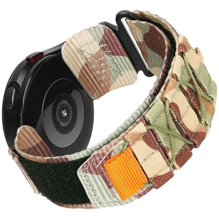 Ремінець Deexe Military для годинників з шириною кріплення 20мм - Desert Camouflage: фото 1 з 8