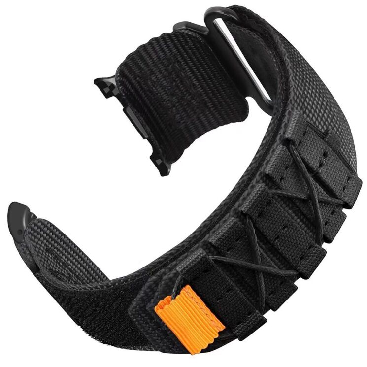 Ремешок Deexe Military для Samsung Galaxy Watch 8 (40/44mm) / 8 Classic - Black (384149B) Ремешок Deexe Military для Samsung Galaxy Watch 8 (40/44mm) / 8 Classic - Black: фото 1 из 6