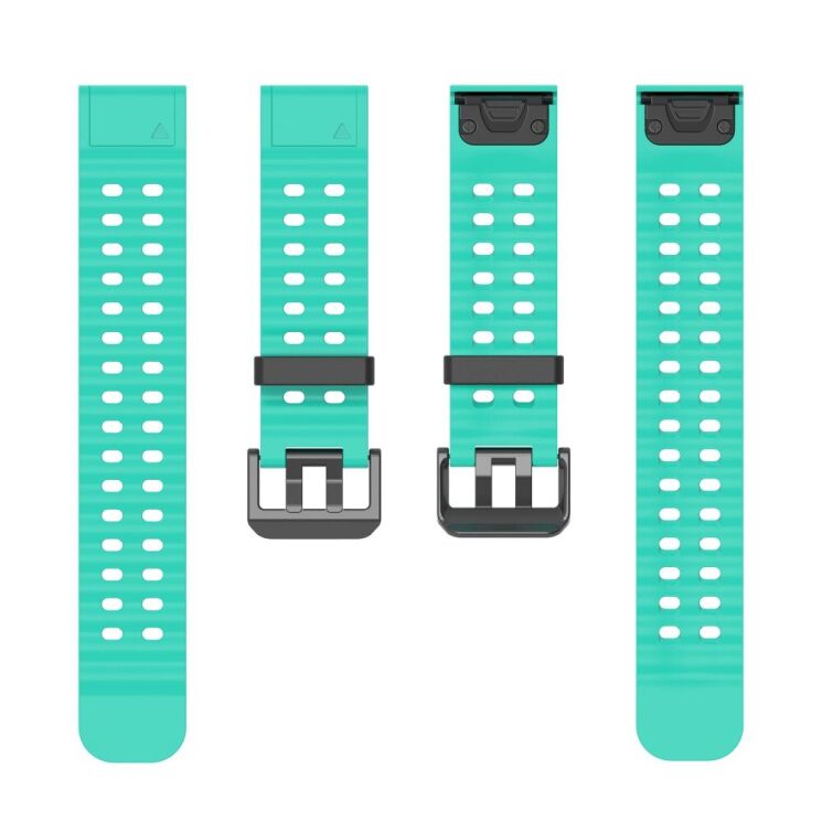 Ремешок Deexe Ocean Strap для часов Garmin c креплением Quick Fit 22mm - Teal Green: фото 2 из 6