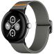 Ремешок Deexe Orbit Flex для Google Pixel Watch / Watch 2 / Watch 3 (41mm) - Dark Grey (311717DH). Фото 2 из 4