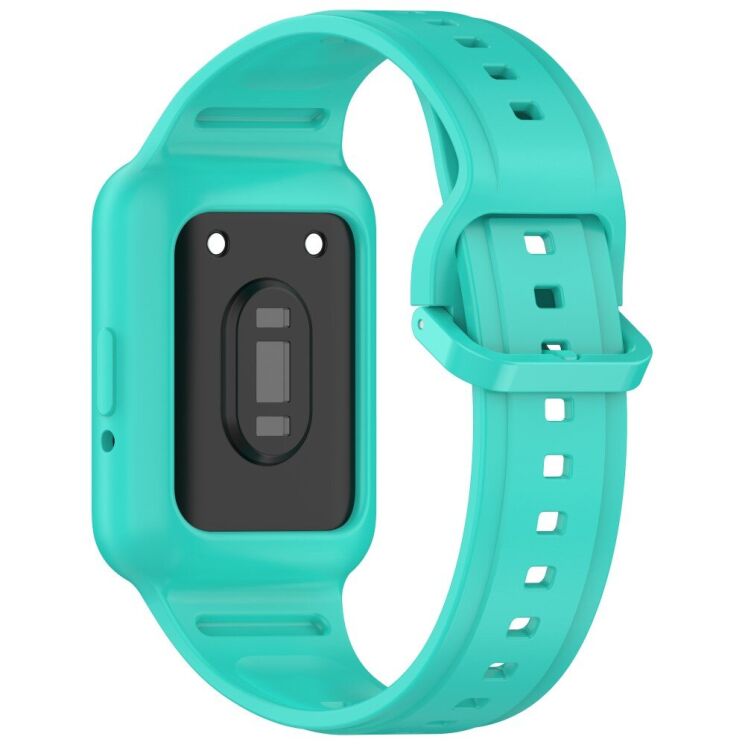 Ремінець Deexe Prime Strap для Huawei Band 7 / 8 / 9 - Cyan: фото 2 з 7