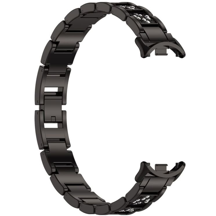 Ремешок Deexe Shine Fit для Xiaomi Mi Smart Band 8 / 9 - Black: фото 3 из 9