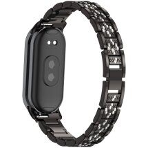 Ремешок Deexe Shine Fit для Xiaomi Mi Smart Band 8 / 9 - Black: фото 1 из 9