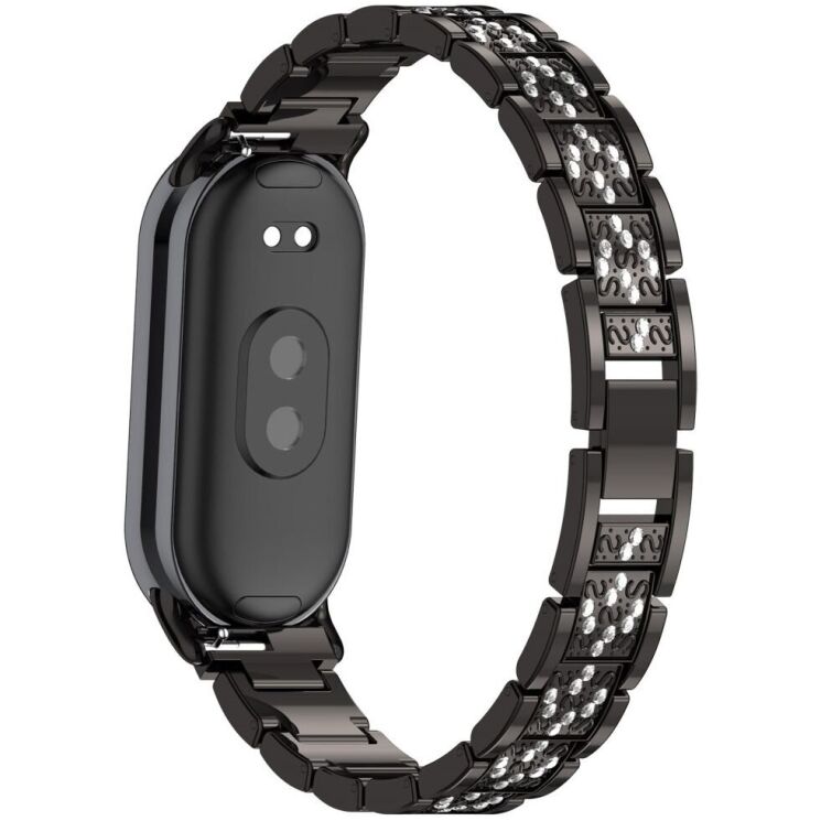 Ремешок Deexe Shine Fit для Xiaomi Mi Smart Band 8 / 9 - Black: фото 1 из 9