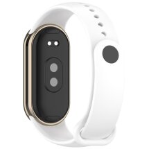 Ремешок Deexe Soft Silicone для Xiaomi Mi Smart Band 8 / 9 - White: фото 1 из 5
