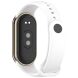 Ремешок Deexe Soft Silicone для Xiaomi Mi Smart Band 8 / 9 - White (326042W). Фото 1 из 5