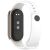 Ремешок Deexe Soft Silicone для Xiaomi Mi Smart Band 8 / 9 - White: фото 1 из 5