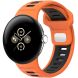 Ремешок Deexe Sport Design для Google Pixel Watch 3 (45mm) - Orange / Black (380704BO). Фото 2 из 6