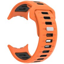 Ремешок Deexe Sport Design для Google Pixel Watch 3 (45mm) - Orange / Black: фото 1 из 6