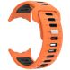 Ремешок Deexe Sport Design для Google Pixel Watch 3 (45mm) - Orange / Black (380704BO). Фото 1 из 6