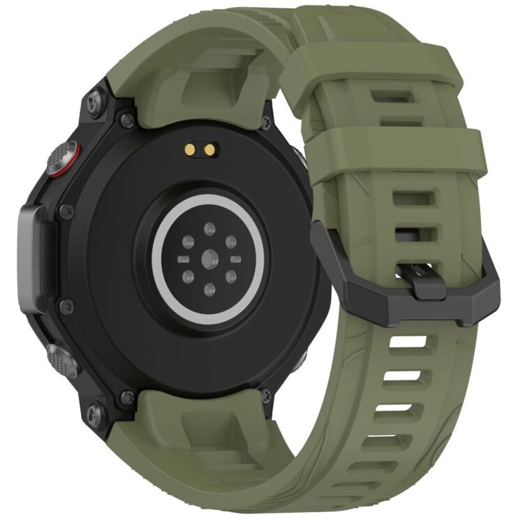 Ремінець Deexe Sport Series для Xiaomi Amazfit T-ReX 3 - Jungle Green: фото 1 з 10