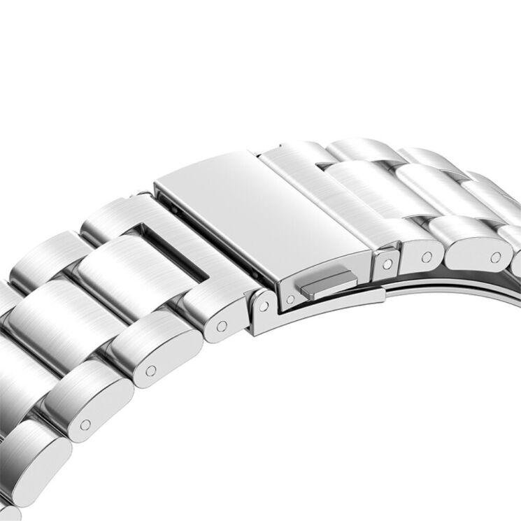 Ремешок Deexe Stainless Steel для Samsung Galaxy Watch 4 / 4 Classic / 5 / 5 Pro / 6 / 6 Classic / 7 / FE - Silver: фото 4 из 10
