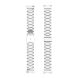 Ремешок Deexe Stainless Steel для Samsung Galaxy Watch 4 / 4 Classic / 5 / 5 Pro / 6 / 6 Classic / 7 / FE - Silver (284515S). Фото 6 из 10