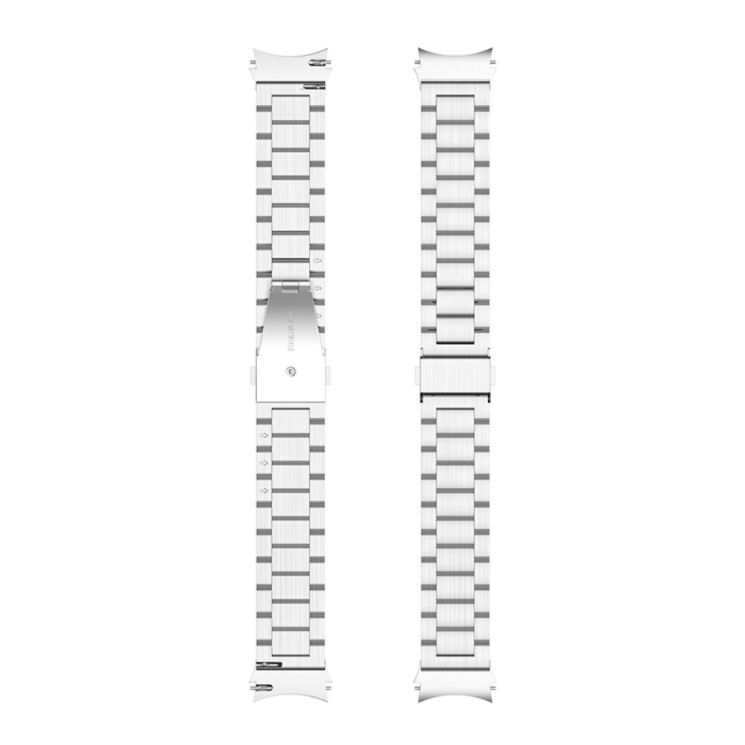 Ремешок Deexe Stainless Steel для Samsung Galaxy Watch 4 / 4 Classic / 5 / 5 Pro / 6 / 6 Classic / 7 / FE - Silver: фото 6 из 10