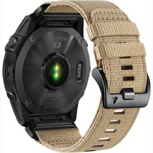 Ремешок Deexe Tactic Gear для часов Garmin c креплением Quick Fit 22mm - Khaki: фото 1 из 4